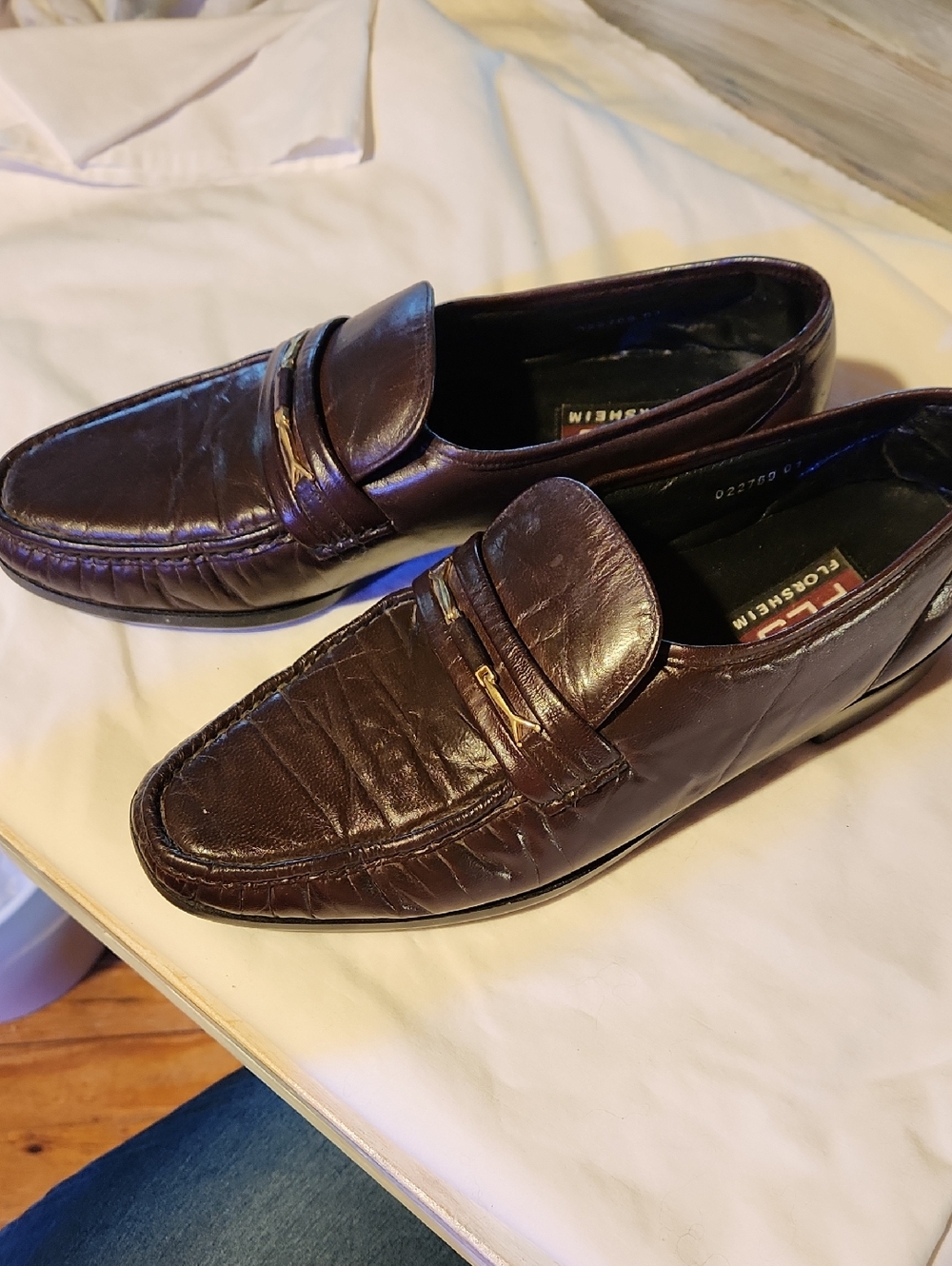 Great ! Brown FLORSHEIM dress Shoes 12 D Dad Shoes  Grandpa Chic